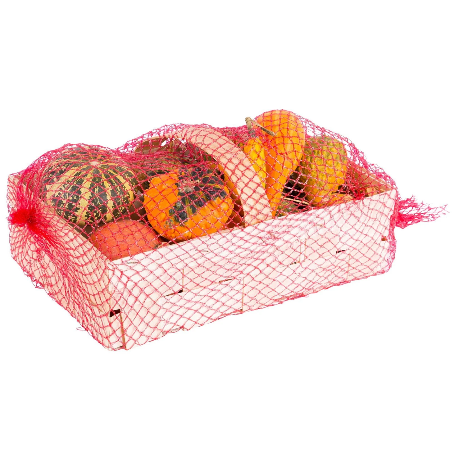 Kürbisse Im Spankorb, Verschiedene Sorten, 2 Körbe 2 Kürbisse Im Spankorb, Verschiedene Sorten, 2 Körbe – Bild 2